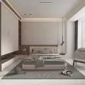 Modern Bedroom Home Decoration Master Bedroom 3d model