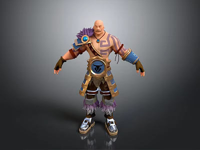 Western Samurai Western Warrior Western Hero Western Warrior Knight Hero Ancient Warrior Paladin 3d model