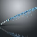 Frost Encrusted Ice Sword With Icicle Edges And Ornate Crystal Hilt