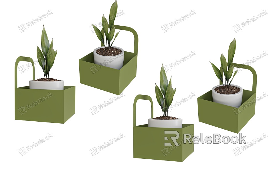 Modern Desktop Green Plant Ornaments Plastic Potted Plant Green Plant Ornaments Small Potted Plant Green Plant Office Desktop Green Plant Potted Plant model