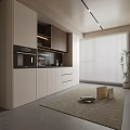 Middle Style Sideboard 3d model