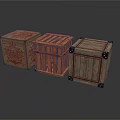 Wooden Storage Crates With Diverse Designs And Patterns For Home Use
