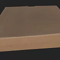 Brown Corrugated Cardboard Box For Packaging And Storage With Handling Symbols