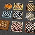 Modern Chess International Chess Go Chinese Chess 3d model