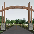 Gate 3d model