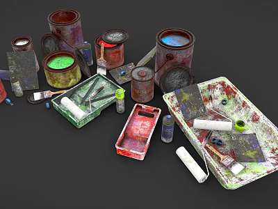 Modern Pigments 3d model Modern Pigments 3d model