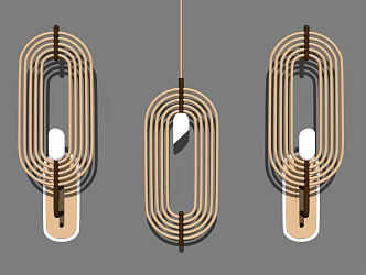 Light Luxury Special-Shaped Wall Lamp Metal Chandelier Wall Lamp Combination 3d model