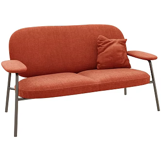 Leisure sofa multi-person sofa 3d model