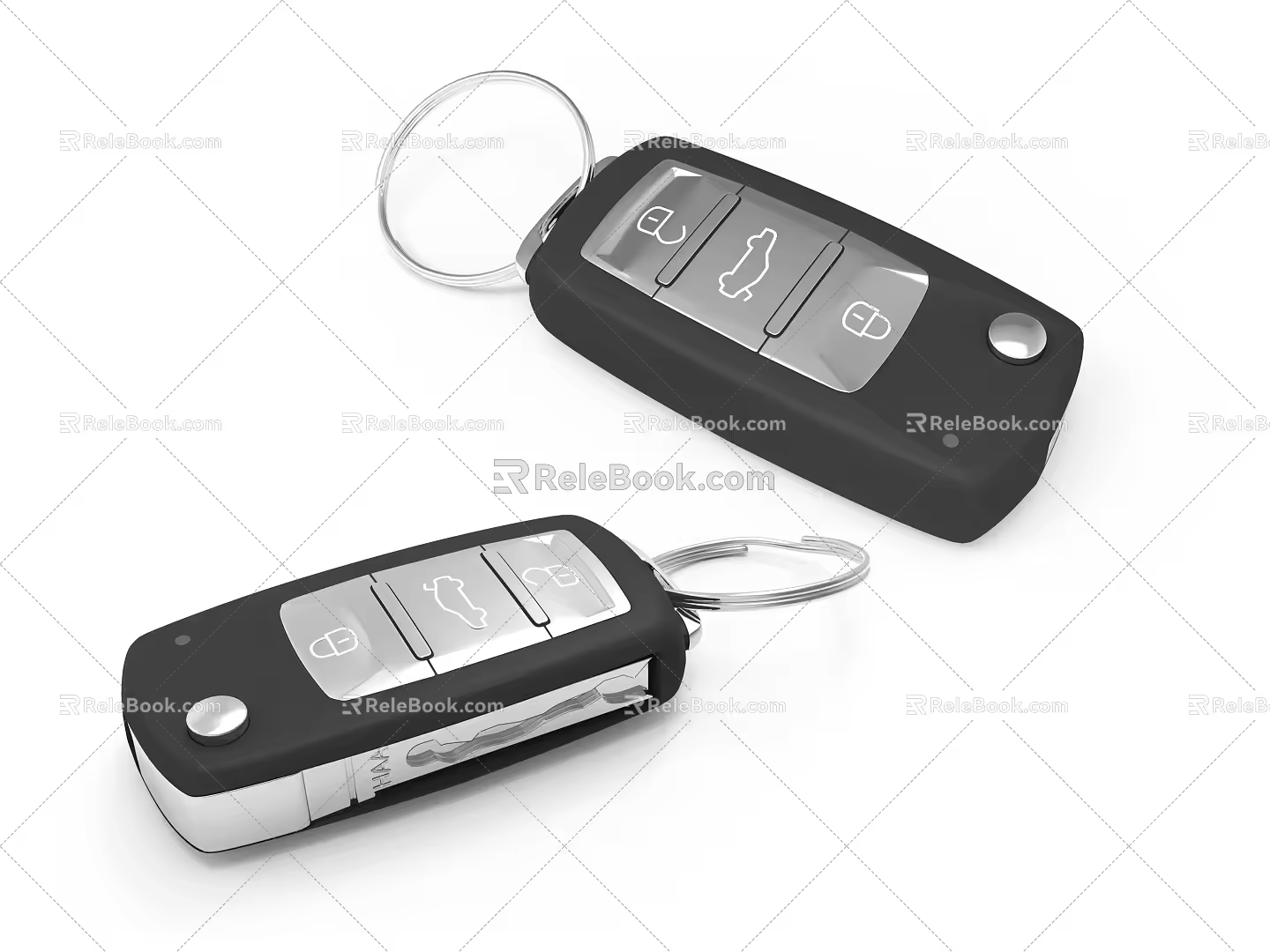 Hyundai Car Keys Car Keys 3d model