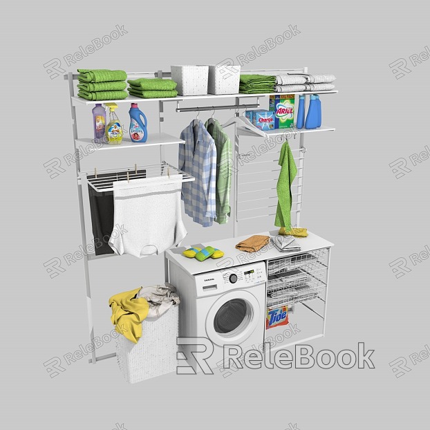 Washing Machine Storage Rack Balcony Storage model