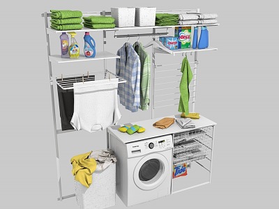 Washing Machine Storage Rack Balcony Storage model