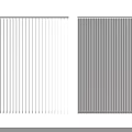 White Venetian Blinds With Vertical And Horizontal Slat Styles For Home Interior Design