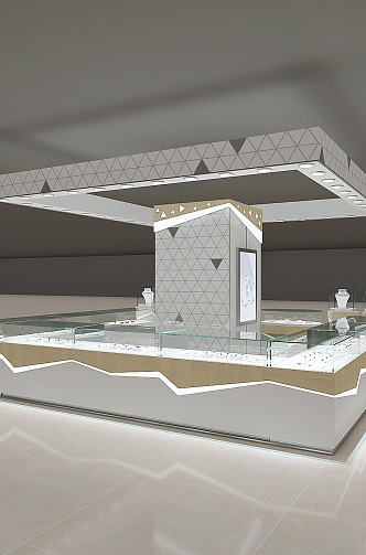 Jewelry Nakajima Store Nakajima Cabinet Silver Jewelry Store Jewelry Display Cabinet 3d model