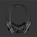 High Quality Tactical Gas Mask With Goggles For Military Weapon Operators Protective Gear