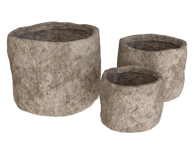 Silent Flower Pot 3d model