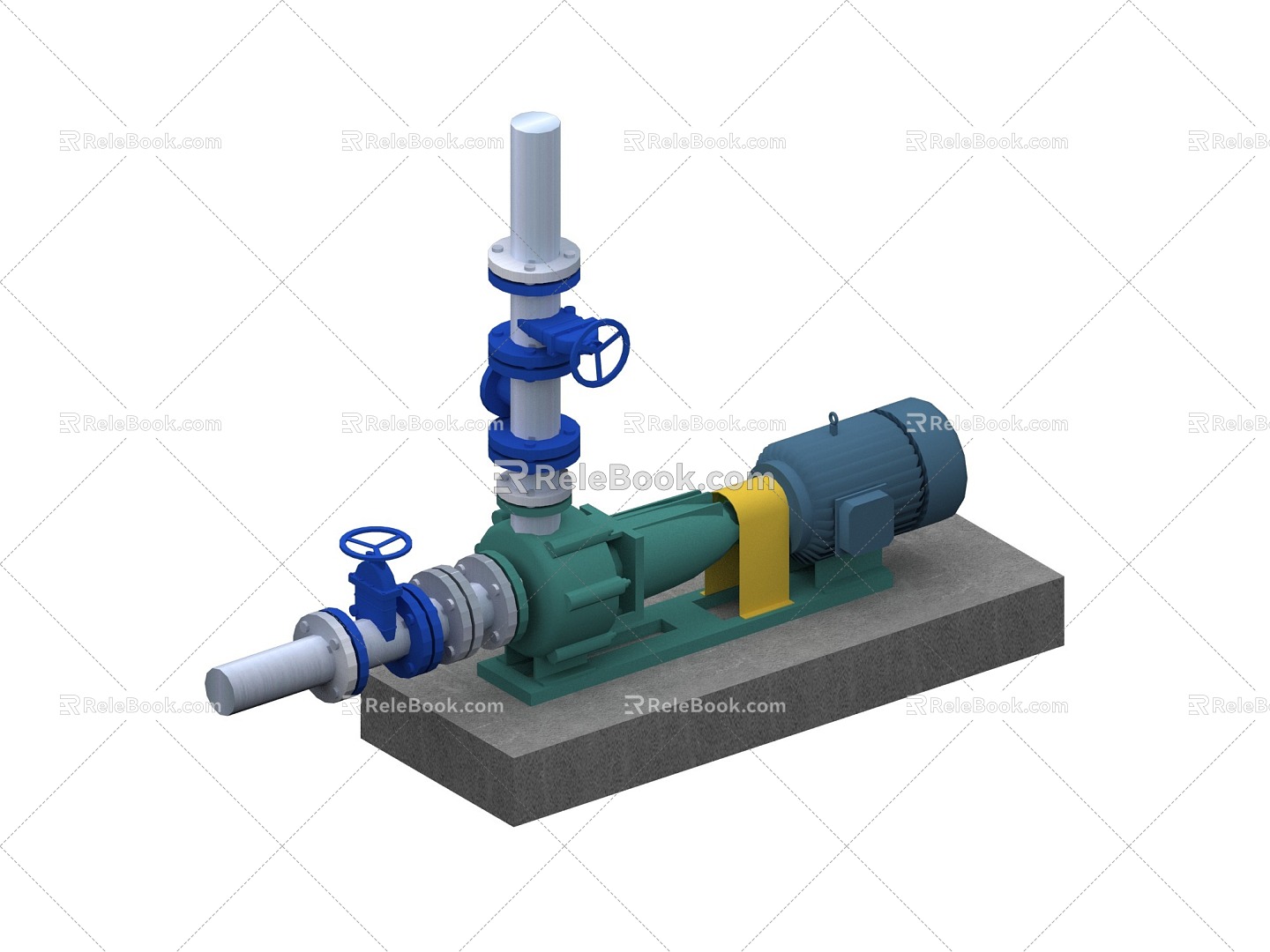 Sludge pump 3d model