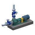 Sludge pump 3d model