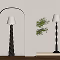 Floor lamp combination 3d model