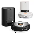 Modern Robotic Vacuum Cleaners with Sleek Design and Multiple Color Options for Daily Use