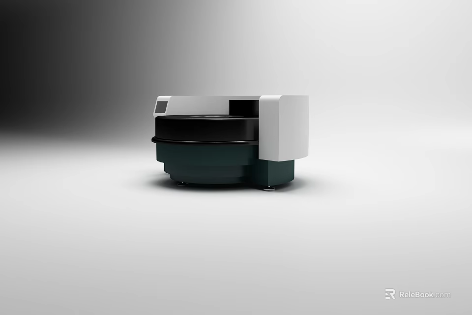Modern Advanced Medical Device With Digital Display And Control Panel For Diagnostic Use 3d model 