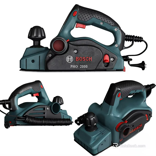 BOSCH PHD 2000 Industrial Planer Design Showcased From Multiple Angles 3d model 