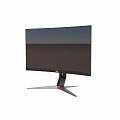 High Quality AOC Curved Gaming Monitors With Stylish Stand And Red Accents