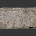 Natural Stone Block With Wooden Texture And Rough Natural Surface For Decor Projects