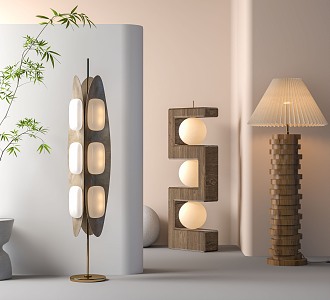 Modern floor lamp 3d model