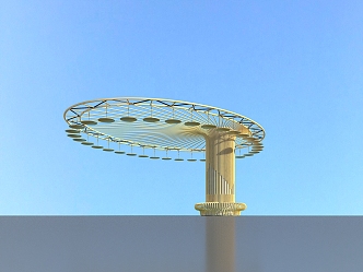 Modern Column 3d model