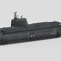 Modern Submarine 3d model