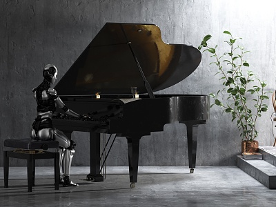 Modern Piano Creative Artificial Intelligence model