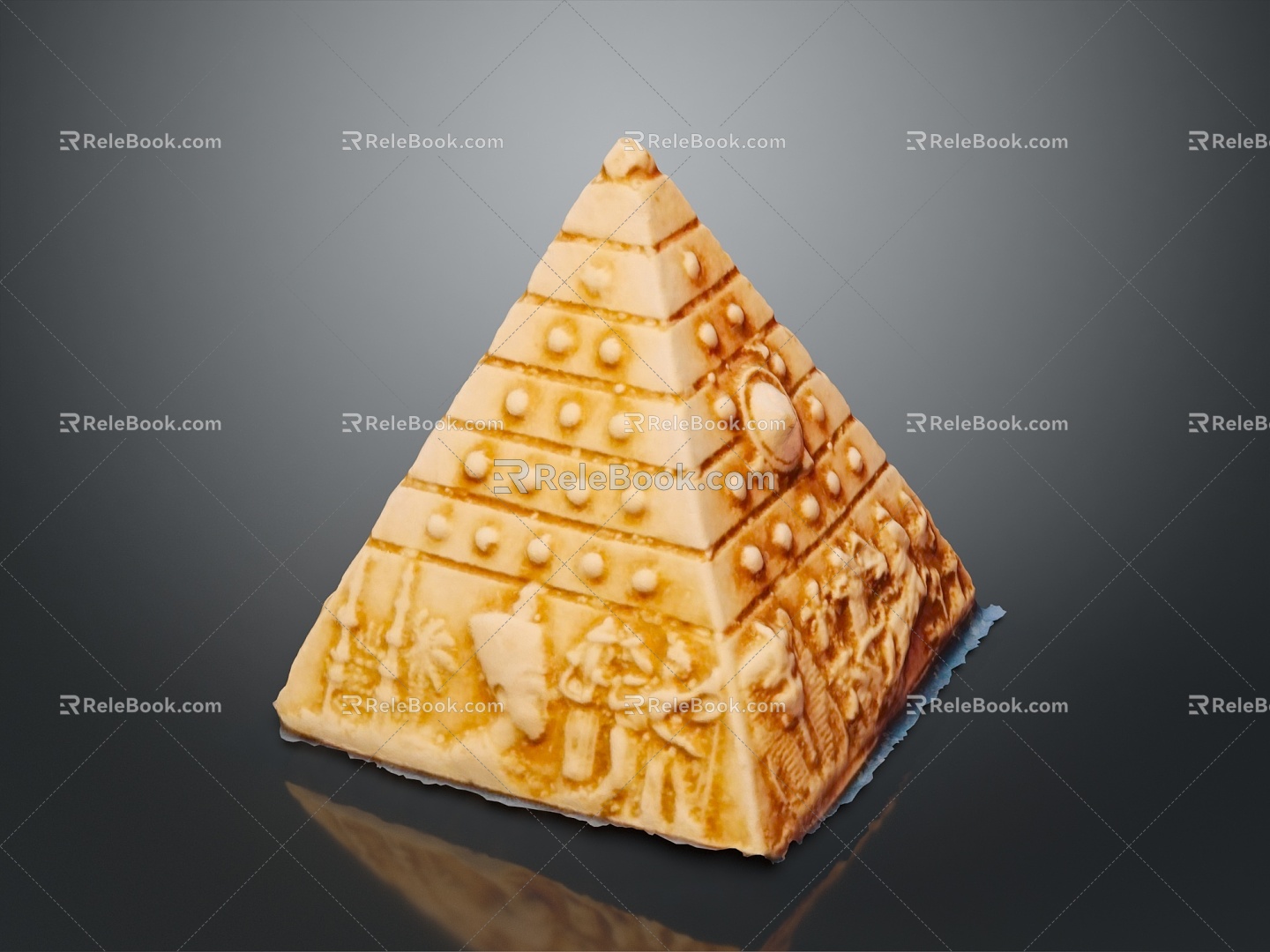 Temple Tower Stone Takatong Tower Pyramid Mayan Pyramid Mayan Stone Tower Totem Tribal Totem 3d model