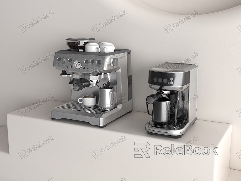 Modern coffee machine model