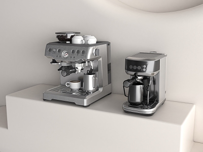 Modern coffee machine model