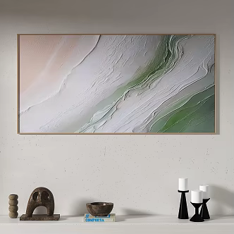 Quiet Light Luxury Decorative Painting 3d model