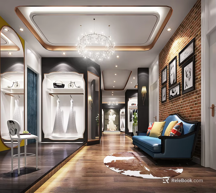 Elegant Modern Shower Sauna Space With Sauna Room And Comfortable Shower Area 3d model 