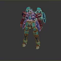 Transformers Gauda Warrior Gauda Mech Warrior Mech Soldier Machine Armor Mechanical Armor 3d model