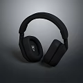 Black Over Ear Gaming Headset With Ergonomic Soft Ear Cups And Brand Logo For Computer