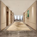 Elegant Modern Leisure Area With Comfortable Sofa Accent Chairs Marble Coffee Table And Pendant Lights
