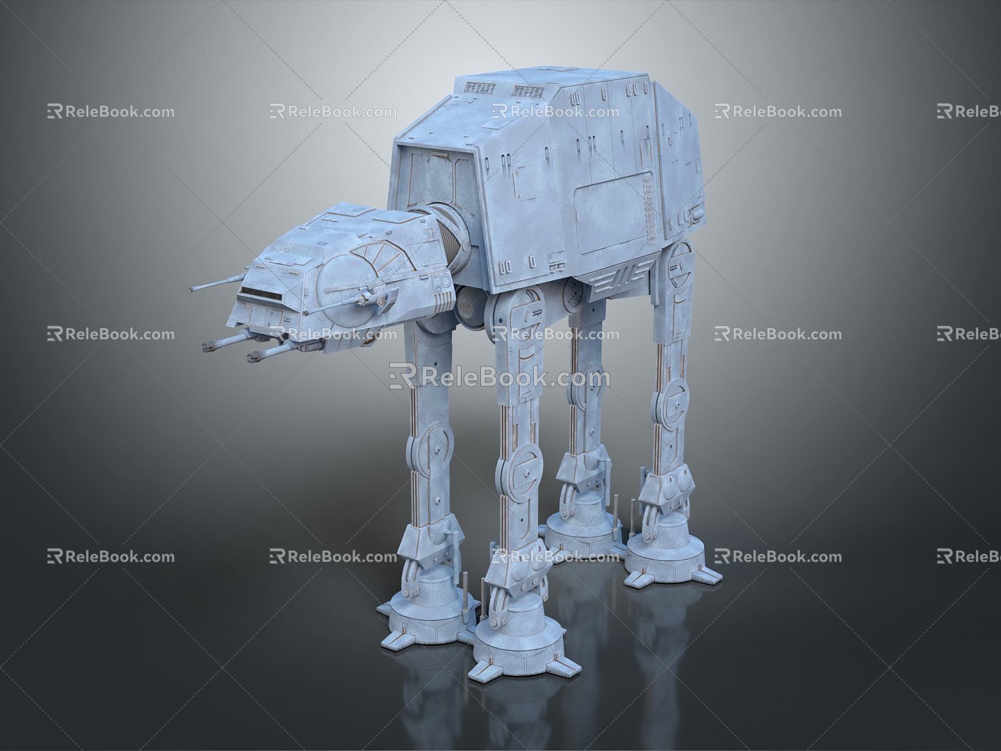 Modern Robot Empire Walkers Star Wars Robot Star Wars Mecha 3d model