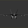 Modern Fighter Fighter Next Generation Aircraft 3d model