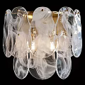 Modern Decorative Wall Lamp With Transparent Glass Shade And Elegant Design