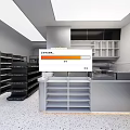 Modern Convenience Store 3d model