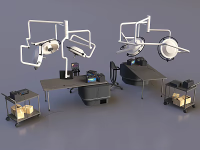 Modern Experimental Equipment Laboratory Science Fiction Instruments 3d model