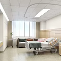 Modern Hospital Outpatient Clinic Interior With Patient Bed Medical Equipment And Comfortable Environment