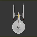 Modern Spaceship Spacecraft 3d model