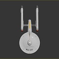 Modern Spaceship Spacecraft Spacecraft 3d model