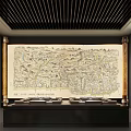 Elegant Lobby Interior With White Marble Reception Desk Wooden Panel Wall And Archway