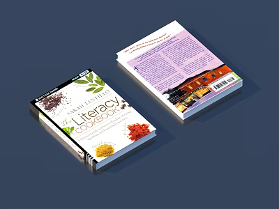 Literacy Skills Practical Guide Book With Colorful Spice Images And Content Pages 3d model