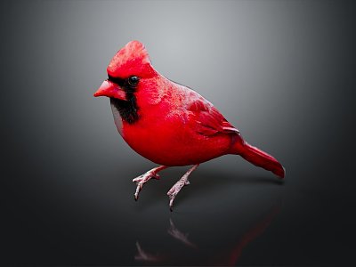 Modern Birds 3d model